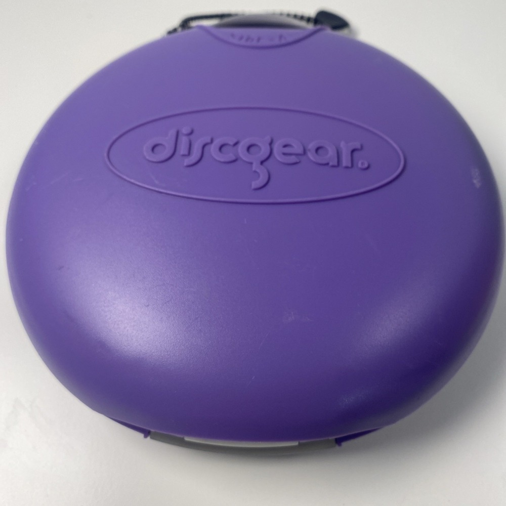 Lot Of 3 Hard Case DiscGear‎ 20 Disc, CD, DVD Game Holder Pink Purple Green - Picture 7 of 11